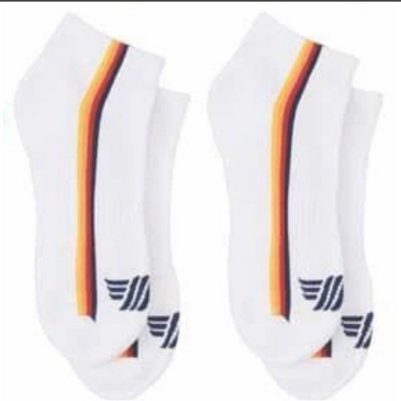 Accessories - 🐢 ALDI 2 Pair Low Cut White Fan Socks Womens Sz 4 - 10 2023 CAPSULE COLLEC…